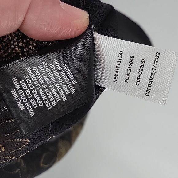 Floral Wrap Top - Black and Gold Shimmery - Picture 15 of 15